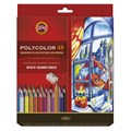 Карандаши цветные художественные Koh-I-Noor "Polycolor 3836", 48цв., заточен.+ точилка+2 ч/гр. кар. - фото 370580