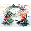 Картина по номерам на картоне ТРИ СОВЫ "Китай", 30*40, с акриловыми красками и кистями - фото 370795