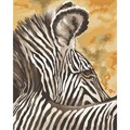 Картина по номерам на холсте ТРИ СОВЫ "Зебра", 40*50, с акриловыми красками и кистями - фото 371497