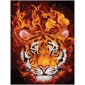 Картина по номерам на холсте ТРИ СОВЫ "Огненный тигр", 30*40, с акриловыми красками и кистями - фото 371841