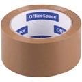 Клейкая лента упаковочная OfficeSpace, 48мм*66м, 45мкм, темная, ШК - фото 375897