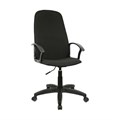 Кресло руководителя Helmi HL-E79 "Elegant" LTP, ткань черная, пиастра - фото 380064