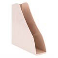 Лоток для бумаг вертикальный СТАММ "Вектор", розовый, ширина 80мм - фото 381776