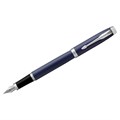 Ручка перьевая Parker "IM Matte Blue CT" синяя, 0,8мм, подар. уп. - фото 382284