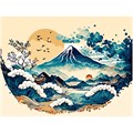 Картина по номерам на холсте ТРИ СОВЫ "Япония", 30*40, с акриловыми красками и кистями - фото 392455