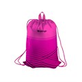 Мешок для обуви 1 отделение Berlingo "Pink geometry", 360*470мм, карман на молнии - фото 394919