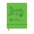 Дневник 1-11 кл. 48л. ЛАЙТ BG "Bad habits", иск. кожа, термотиснение, ляссе - фото 401330