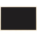Доска магнитно-меловая OfficeSpace, 60*90см, деревянная рамка, черная - фото 402453