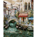 Картина по номерам на холсте ТРИ СОВЫ "Венецианский канал", 40*50, с акриловыми красками и кистями - фото 406749
