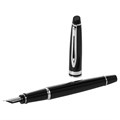 Ручка перьевая Waterman "Expert Black CT" синяя, 1,0мм, подарочная упаковка - фото 430937