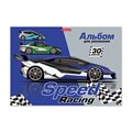 Альбом для рисования на клею ErichKrause Speed Racing, А4, 30 листов - фото 448116