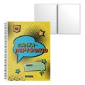 Папка-портфолио пластиковая ErichKrause® Cool in School , c 40 карманами, A4 (в пакете по 4 шт.) - фото 456121