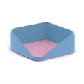 Подставка для бумажного блока пластиковая ErichKrause Forte, Manga, голубой с розовым - фото 458551