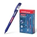 Ручка-роллер ErichKrause Metrix® Stick&Grip Classic 0.5, цвет чернил синий (в коробке по 12 шт.) - фото 461070
