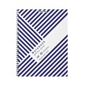 Тетрадь общая с пластиковой обложкой на спирали ErichKrause Blue Concept, А4, 80 листов, клетка - фото 464854
