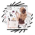 Тетрадь ErichKrause Fashion Girl, 24 листа, клетка, выборочный УФ-лак c глиттером (в плёнке по 10 шт.)_MIX-PACK - фото 489145
