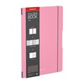 Тетрадь общая ученическая в съемной пластиковой обложке ErichKrause FolderBook Pastel, розовый, А4, 2x48 листов, клетка - фото 493777