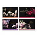 Альбом для рисования 40л., А4, на гребне BG "Night flowers", тиснение фольгой R339394 - фото 502532