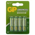 Батарейка GP Greencell AA (R6) 15S солевая, BL4 R267815 - фото 503527