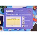 Бланк самокопирующийся "Товарный чек" OfficeSpace, А6, 2-слойный, 50 экз., картонная обложка с подложкой R288399 - фото 504803