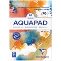 Альбом для акварели, 70л., А5, на склейке Clairefontaine "Goldline Aqua", 300г/м2, холод. прессование R320263 - фото 506542