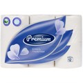 Бумага туалетная OfficeClean "Premium", 3-слойная, 12шт., 17м/рул., тиснение, белая R325792 - фото 507428