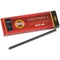 Грифели для цанговых карандашей Koh-I-Noor "Gioconda", 2B, 5,6мм, 6шт., круглый R298326 - фото 509879