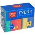 Губки для посуды OfficeClean "Maxi", поролон с абразивным слоем, 9*6,5*2,7см, 5шт. R248977 - фото 509978