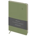 Записная книжка А5 96л. ЛАЙТ, кожзам, Greenwich Line "Classic. Green", с резинкой, блок без линовки R358027 - фото 519567