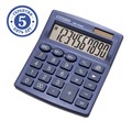 Калькулятор настольный Citizen SDC-810NR-NV, 10 разрядов, двойное питание, 102*124*25мм, темно-синий R292290 - фото 521377