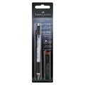 Карандаш механический Faber-Castell "Grip Matic"+грифели, 0,5мм, небесный, блистер R379735 - фото 522061