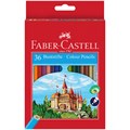 Карандаши цветные Faber-Castell "Замок", 36цв., шестигр., заточ., картон, европодвес R286243 - фото 523009