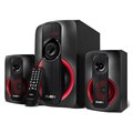 Колонки Sven MS-304, 2*10W+Subwoofer 20W, деревянный корпус, Bluetooth, FM, LED-дисплей, пульт, USB, SD, черный R353140 - фото 531658