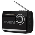 Портативная акустическая система Sven SRP-535, 3W, FM/AM/SW, USB, microSD, фонарь, аккумулятор, черный R353356 - фото 531690