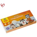 Пластилин Мульти-Пульти "Енот на Аляске", 06 цветов, 90г, со стеком, картон R236486 - фото 563168