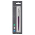 Ручка шариковая Parker "Jotter Victoria Violet Chrome CT" синяя, 1,0мм, кнопочный механизм, блистер R348398 - фото 572444