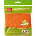 Салфетка для уборки OfficeClean "Стандарт", микрофибра, 30*30см, 1шт., европодвес R252715 - фото 575403