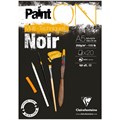 Скетчбук - альбом для смешанных техник 20л., А5 Clairefontaine "Paint ON Noir", на склейке, черный, 250г/м2 R304097 - фото 576108