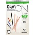 Скетчбук - блокнот 30л., А3 Clairefontaine "Cray ON", на гребне, мелкозерн., 160г/м2 R320099 - фото 576175