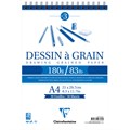 Скетчбук 30л., А4 Clairefontaine "Dessin a grain", на гребне, мелкозернистая, 180г/м2 R320105 - фото 576308