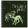 Скетчбук 40л., 170*170 BG "Secret place. Dog", на гребне, матовая ламинация, выборочный лак, 120г/м2 R365267 - фото 576351