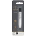 Стержень для роллера Parker "Refill Roller Ball" черный, 1,0мм, 2шт., блистер R326368 - фото 578810