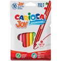 Фломастеры Carioca "Joy", 10цв., смываемые, картон, европодвес R002715 - фото 604342