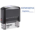 Штамп Ideal "КОПИЯ ВЕРНА, подпись", 38*14мм (161490) R313619 - фото 607164