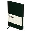 Ежедневник недатированный, А5, 136л., мягкий переплет, кожзам, BG "Vienna. Dark green", темно-зеленый, цветной срез R369895 - фото 608884