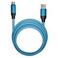 Кабель Smartbuy Bold, USB - Type-C, экстрапрочный, 3A output, оплетка TPE, 1м, синий R376313 - фото 609058