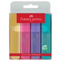 Набор текстовыделителей Faber-Castell "46 Pastel" 4 пастельных цв., 1-5мм R286176 - фото 609564