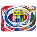 Фломастеры меняющие цвет/стираемые Carioca "Magic Markers", 18цв.+2, 20шт., картон, европодвес R151464 - фото 612061