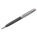 Ручка шариковая Parker "Sonnet Premium Metal&Grey PGT" черная, 1,0мм, поворот., подарочная упаковка R317507 - фото 624084