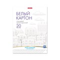 Белый картон глянцевый в папке ErichKrause, А4, 20 листов, игрушка-набор для детского творчества EK58497 - фото 626767